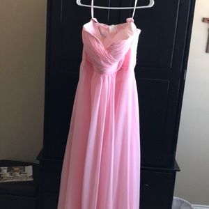 Light pink size 6 bridesmaid dress
